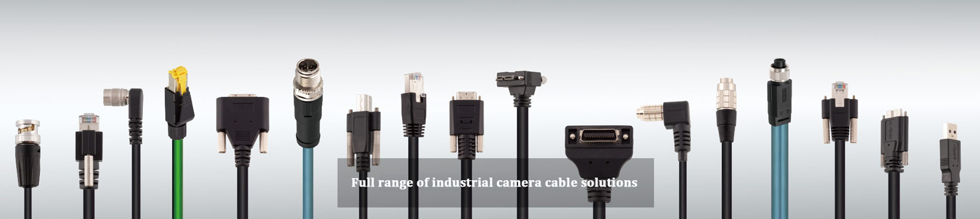 Full range of industrial camera cable solutions